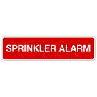 Sprinkler Alarm Sign, Fire Safety Sign