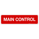 Main Control Sign, Fire Safety Sign