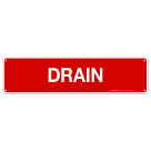 Drain Sign, Fire Safety Sign