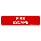 Fire Escape Sign, Fire Safety Sign