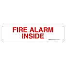 Fire Alarm Inside Sign, Fire Safety Sign