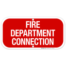 Fire Department Connection Sign, Fire Safety Sign, (SI-5854)
