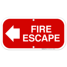 Fire Escape Sign, Fire Safety Sign, (SI-5860)