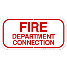 Fire Department Connection Sign, Fire Safety Sign, (SI-5868)