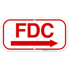 FDC Sign, Fire Safety Sign, (SI-5869)