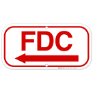 FDC Sign, Fire Safety Sign, (SI-5870)