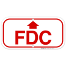 FDC Sign, Fire Safety Sign