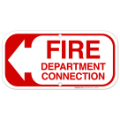 Fire Department Connection Sign, Fire Safety Sign, (SI-5873)