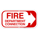 Fire Department Connection Sign, Fire Safety Sign, (SI-5874)