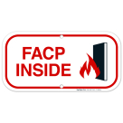 FACP Inside Sign, Fire Safety Sign