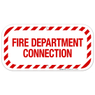Fire Department Connection Sign, Fire Safety Sign, (SI-5898)