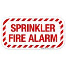 Sprinkler Fire Alarm Sign, Fire Safety Sign, (SI-5899)