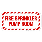 Fire Sprinkler Pump Room Sign, Fire Safety Sign