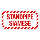 Standpipe Siamese Sign, Fire Safety Sign