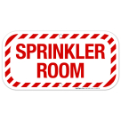 Sprinkler Room Sign, Fire Safety Sign