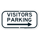 Visitors Right Side Parking Sign