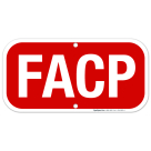 Facp, Fire Alarm Control Panel Sign