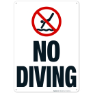 Arkansas No Diving Sign, Complies With State Of Arkansas Pool Safety Code, (SI-62019)