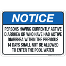 California Notice Sign, Complies With State Of California Pool Safety Code