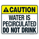 California Spray Ground Water Sign, Complies With State Of California Pool Safety Code