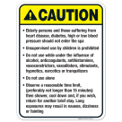 Connecticut Caution Sign, Complies With State Of Connecticut Pool Safety Code