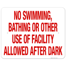 Nevada No Swimming Sign, Complies With State Of Nevada Pool Safety Code