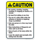 Utah Caution Sign, Complies With State Of Utah Pool Safety Code