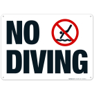 Arkansas No Diving Sign, Complies With State Of Arkansas Pool Safety Code