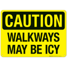 Walkways May Be Icy Sign