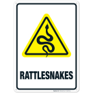 Rattlesnakes Warning Sign
