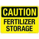 Fertilizer Storage Sign