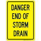 End Of Storm Drain Sign