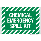 Chemical Emergency Spill Kit Sign