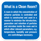 What Is A Clean Room A Room In Which The Concentration Of Airborne Particles Sign
