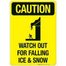 Watch Out For Falling Ice And Snow Sign