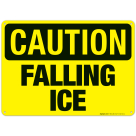 Falling Ice With No Graphic Sign