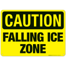 Falling Ice Zone Sign