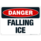 Danger Falling Ice Sign