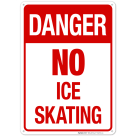 No Ice Skating Sign
