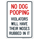 No Dog Pooping Violators Will Have Their Noses Rubbed In It