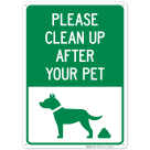 Please Clean Up After Your Pet With Dog Pooping