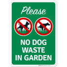Please No Dog Waste In Garden
