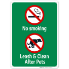 No Smoking Leash And Clean After Pets With Graphics