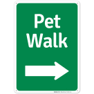 Pet Walk With Right Arrow