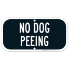 No Dog Peeing In Black Background