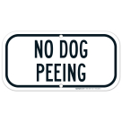 No Dog Peeing In Black Border