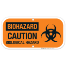 Caution Biological Hazard Sign, (SI-6323)