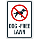 Dog-Free Lawn Sign