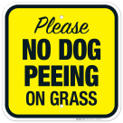 Please No Dog Peeing On Grass
