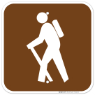 Hiking Trail Graphic Sign
